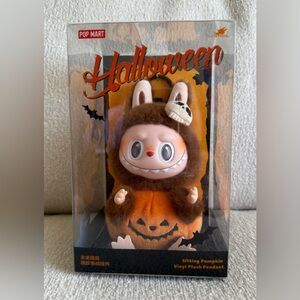 Halloween Sitting Pumpkin Labubu